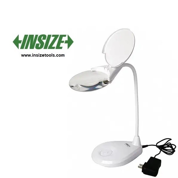  ذره بین پایه دار رو میزی X1.75 چراغ دار اینسایز مدل 3-7517 2517-3D